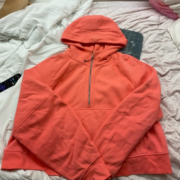 lululemon athletica Tops - Lululemon scuba half zip raspberry cream XL/XXL